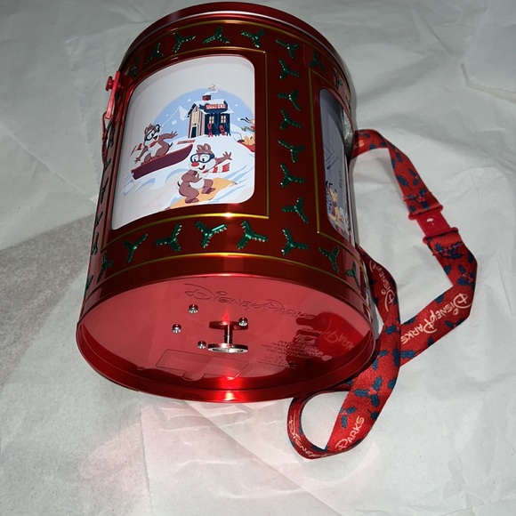 Disney Christmas Musical Popcorn Bucket Mickey and Friends - Picture 5 of 16